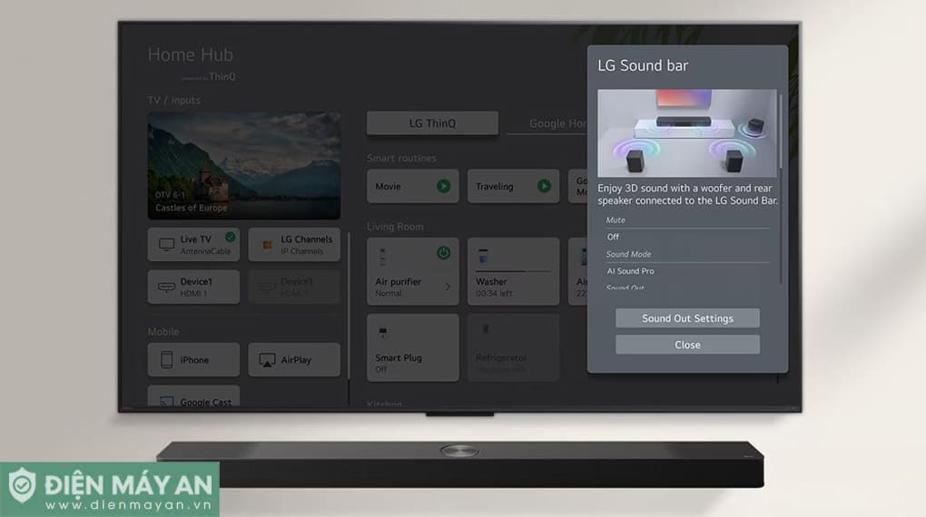 Smart Tivi QNED evo LG AI 4K 86 inch 86QNED86ASA